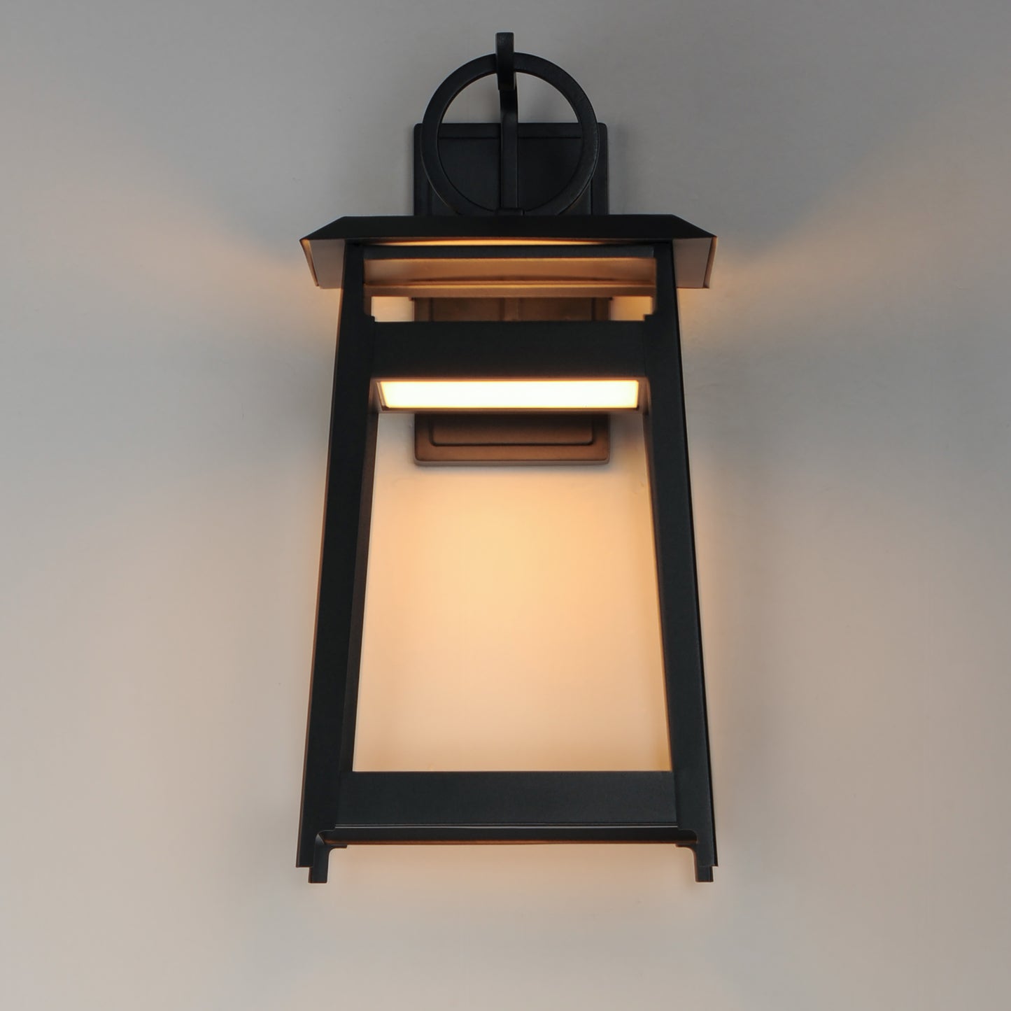 Pagoda Large LED Outdoor Sconce Black by Maxim Lighting