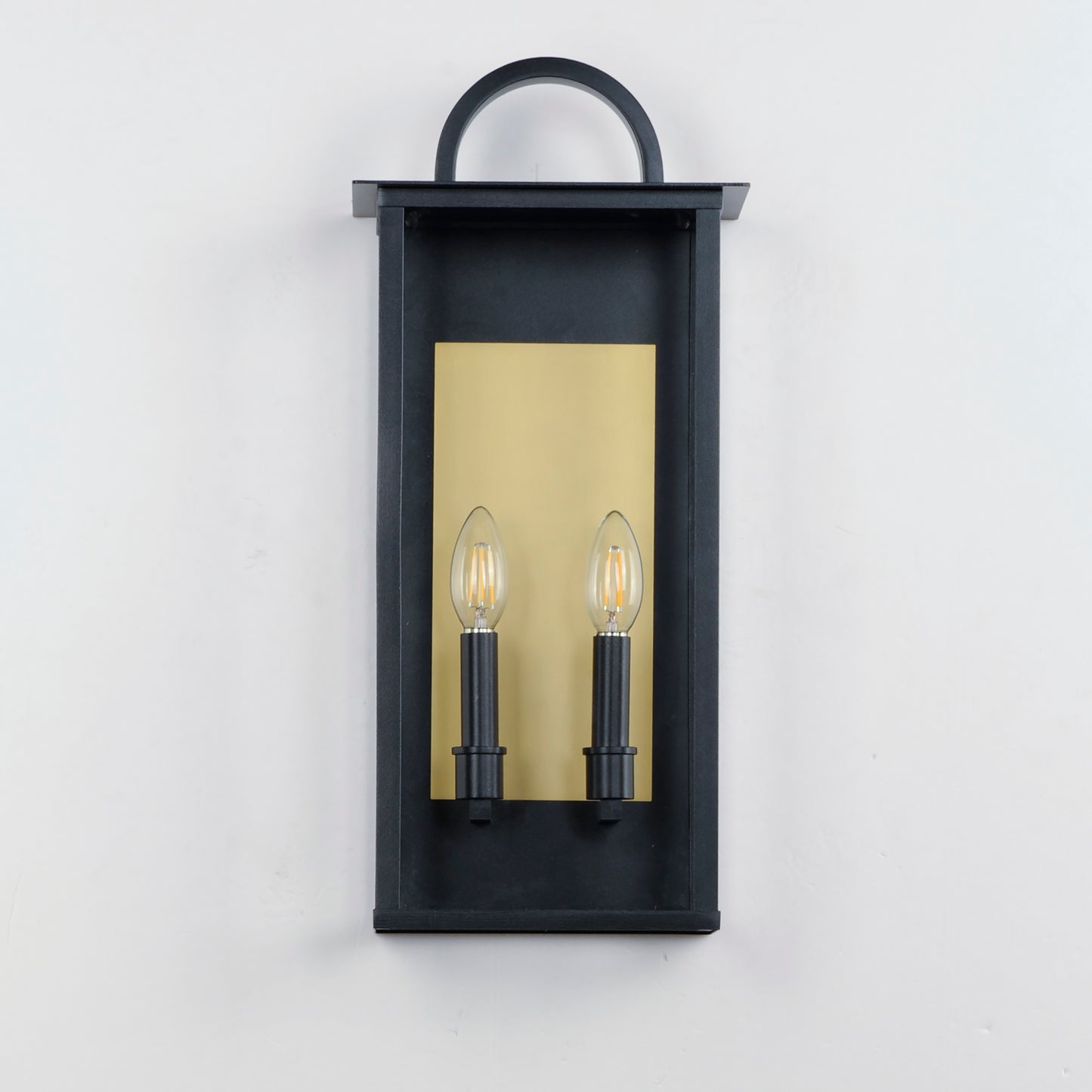 Manchester 2-Light Medium Outdoor Wall Sconce Black by Maxim Lighting