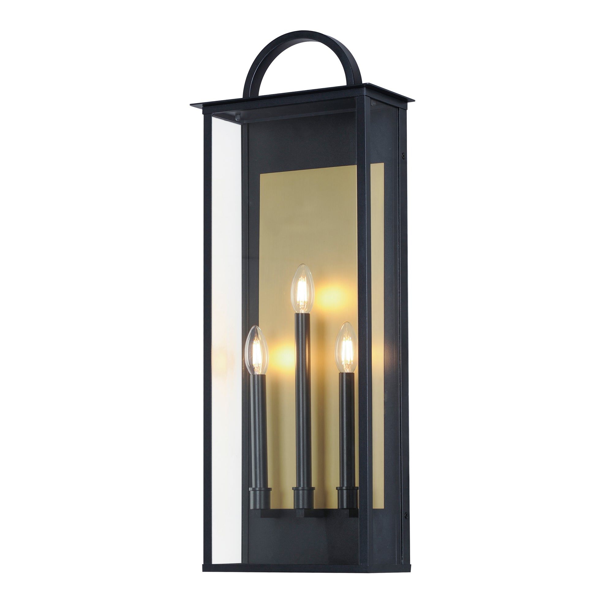 Manchester 3-Light X-Large Outdoor Wall Sconce Black by Maxim Lighting