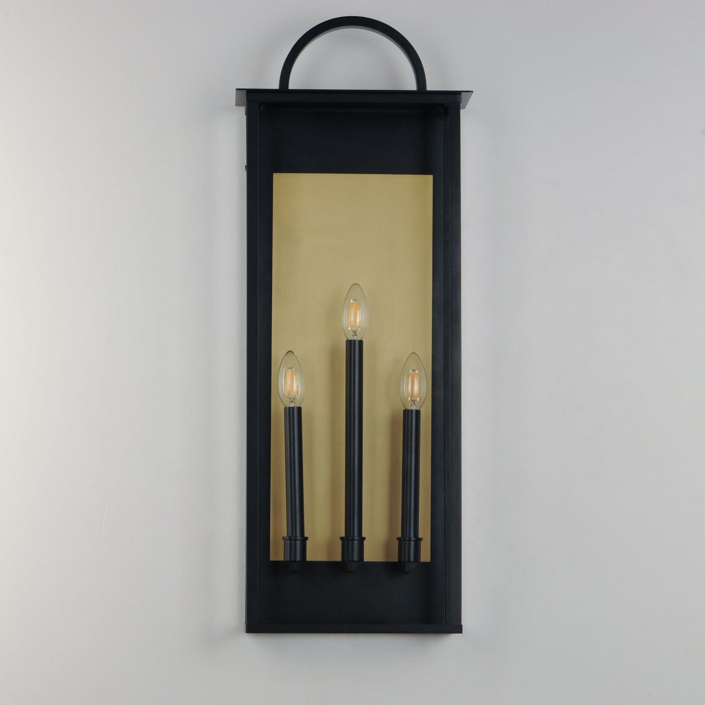 Manchester 3-Light X-Large Outdoor Wall Sconce Black by Maxim Lighting