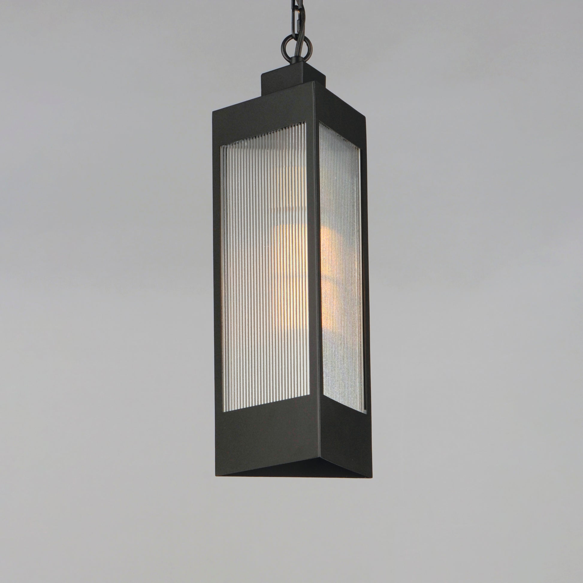 Triform Outdoor Pendant Black/Antique Brass by Maxim Lighting