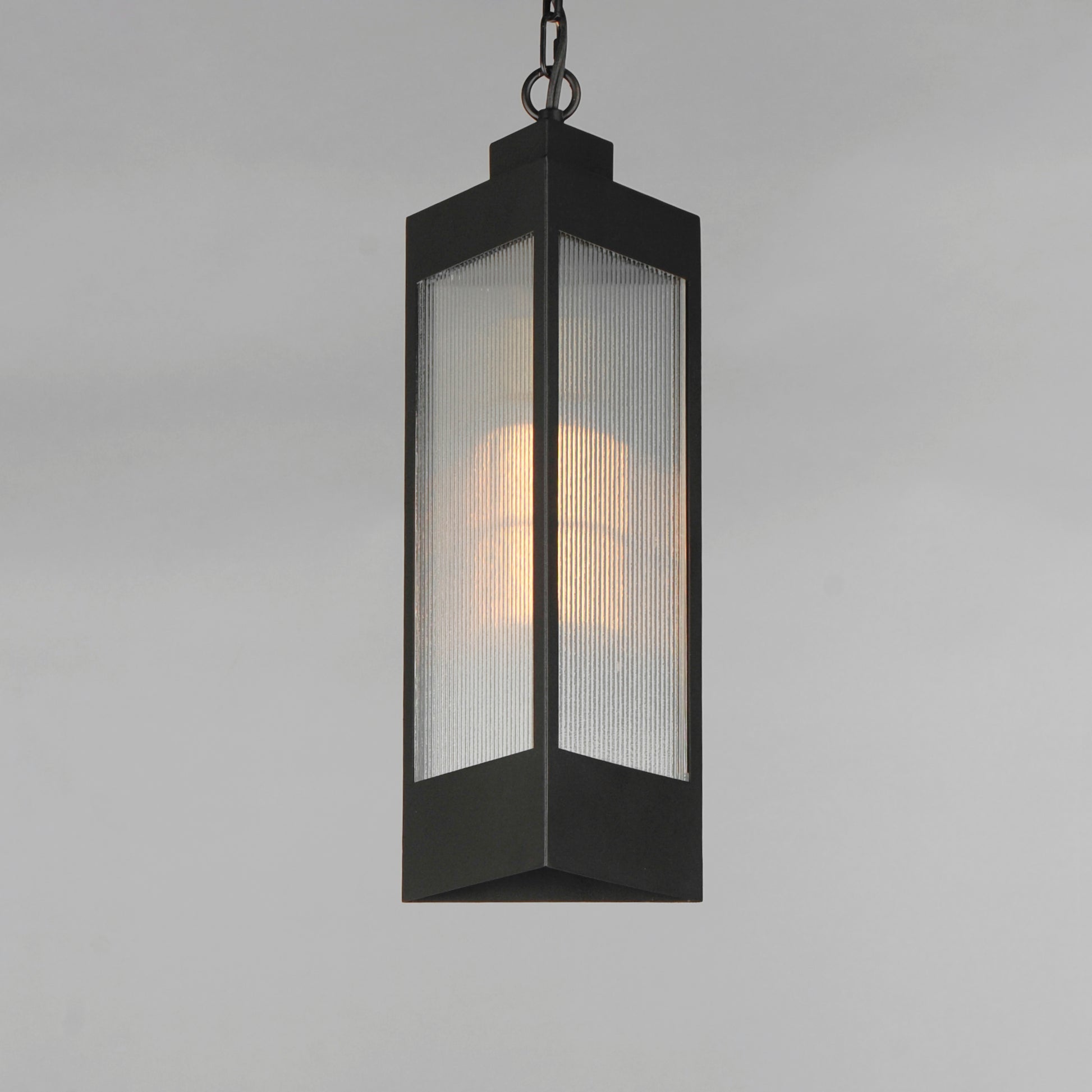 Triform Outdoor Pendant Black/Antique Brass by Maxim Lighting