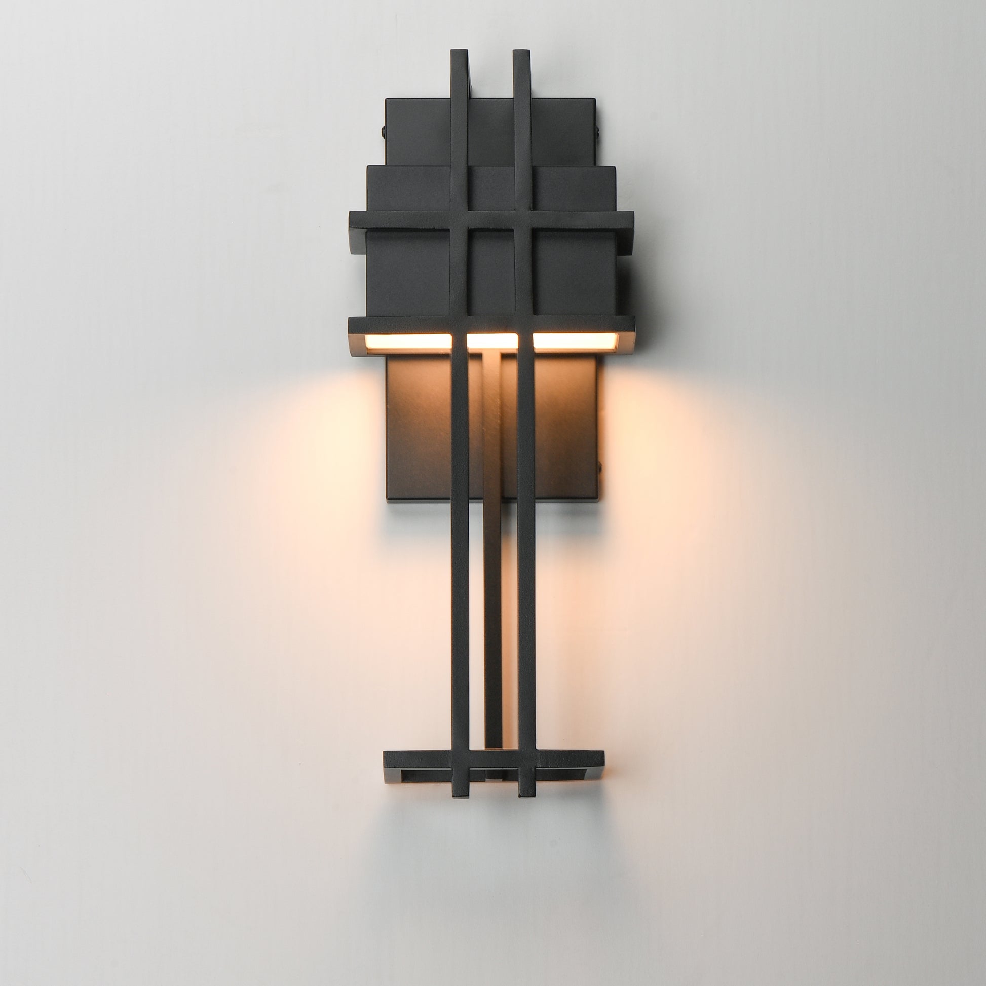 Prairie 17" LED Outdoor Wall Sconce Black by Maxim Lighting