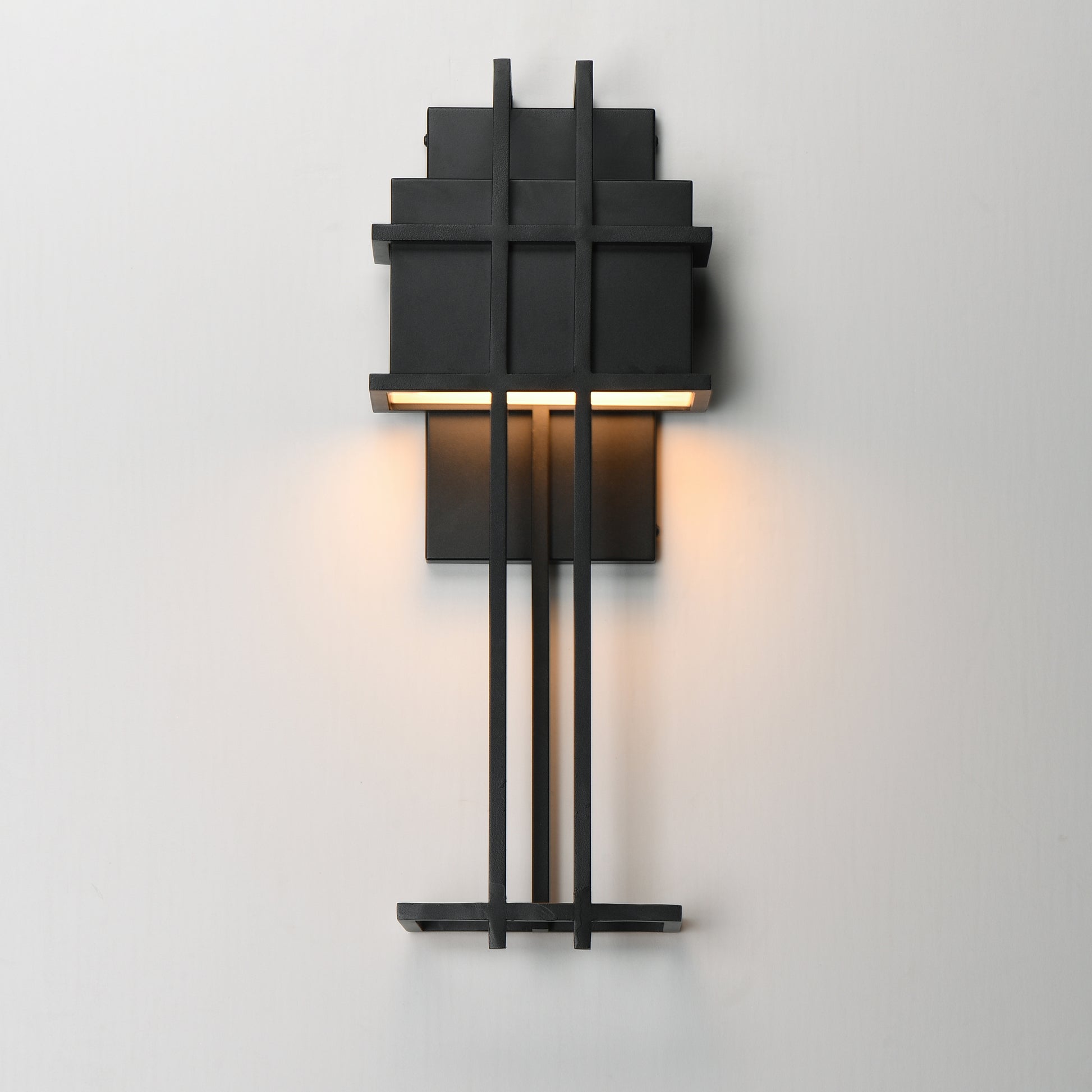 Prairie 21" LED Outdoor Wall Sconce Black by Maxim Lighting