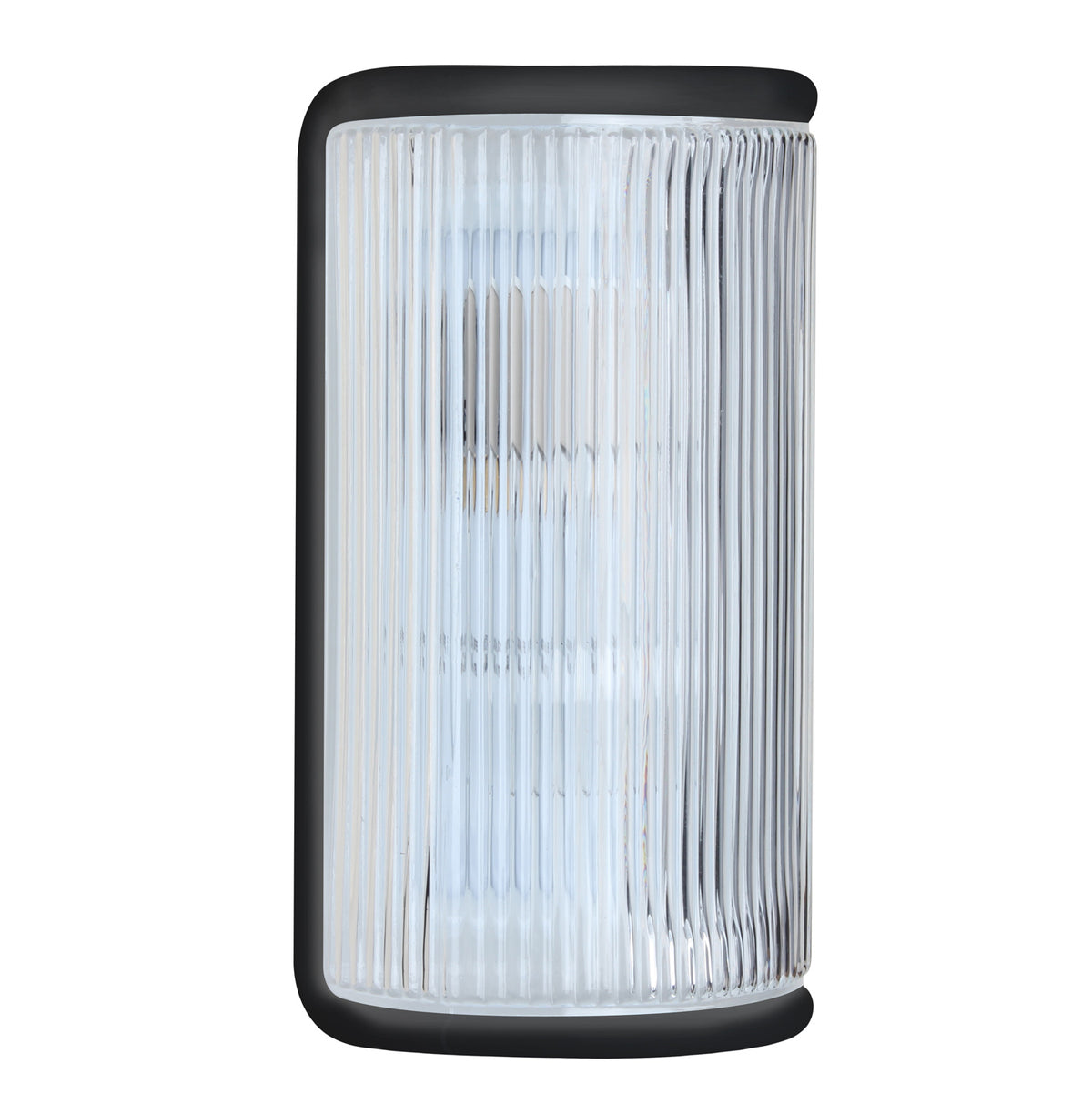 Besa Costaluz 3079 wall sconce option – Black / Clear inside