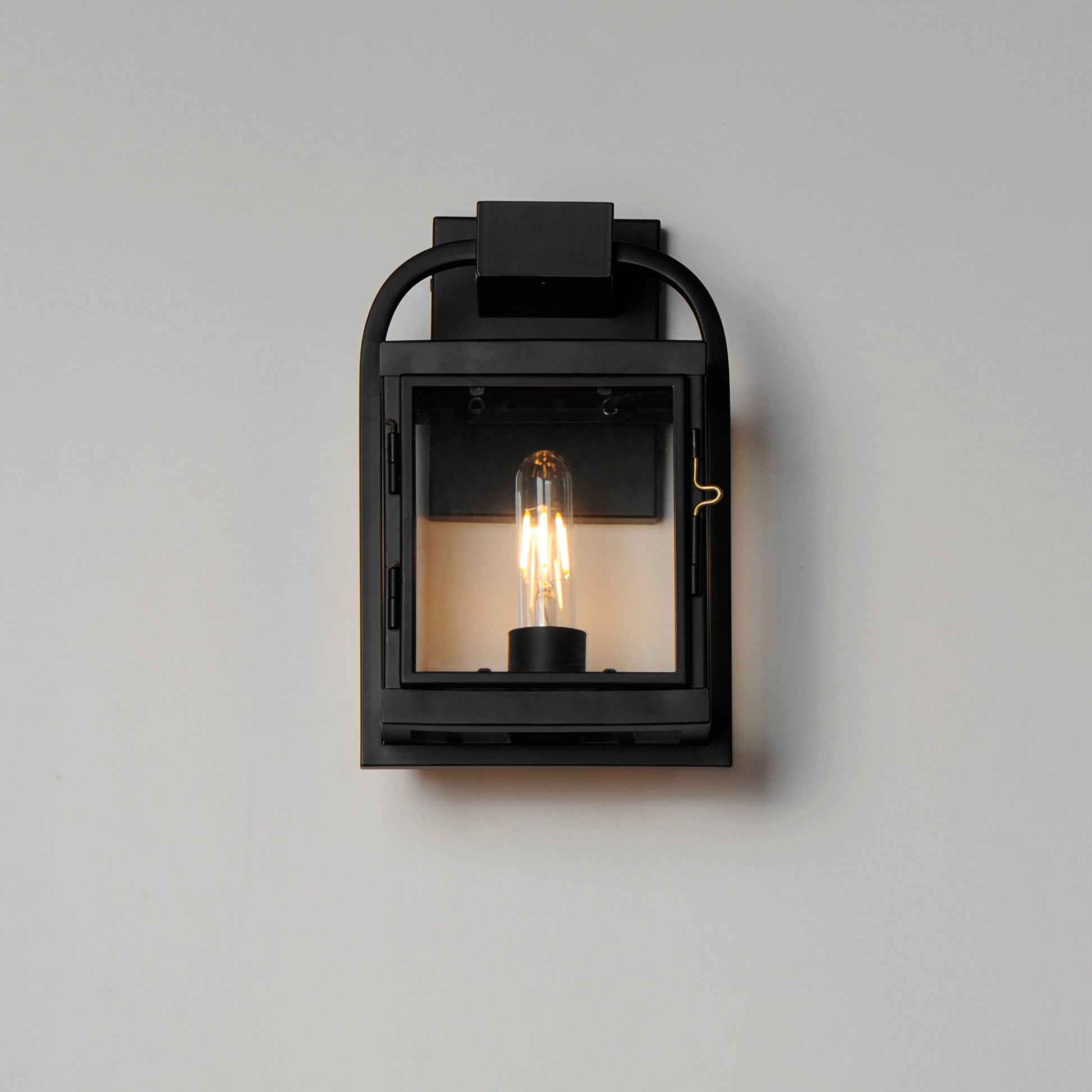Bonham Small Outdoor Wall Sconce Black by Maxim Lighting