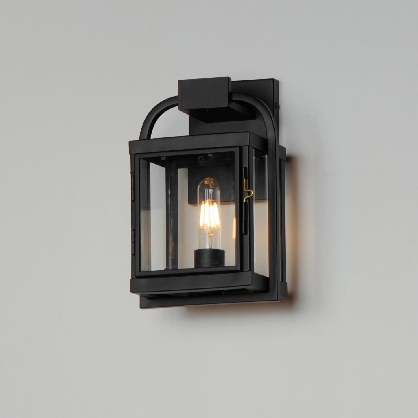 Bonham Small Outdoor Wall Sconce Black by Maxim Lighting