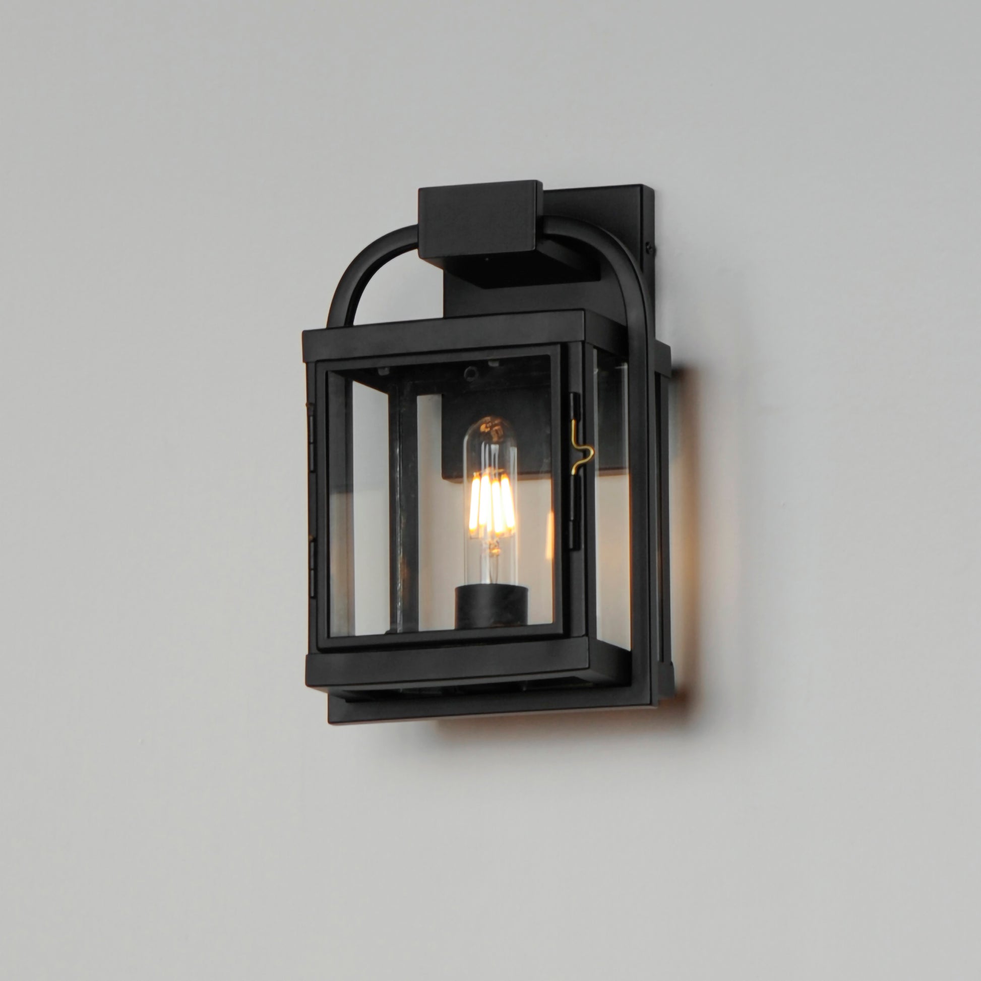 Bonham Small Outdoor Wall Sconce Black by Maxim Lighting