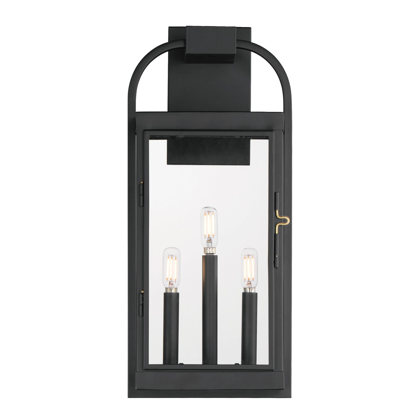 Bonham Large Outdoor Wall Sconce Black by Maxim Lighting