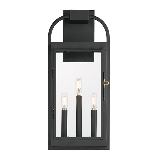 Bonham Large Outdoor Wall Sconce Black by Maxim Lighting