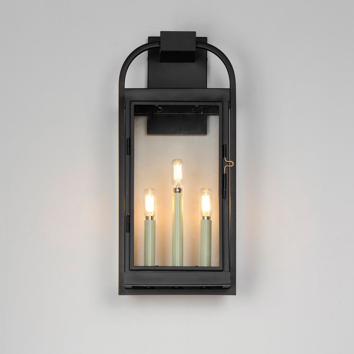 Bonham Large Outdoor Wall Sconce Black by Maxim Lighting