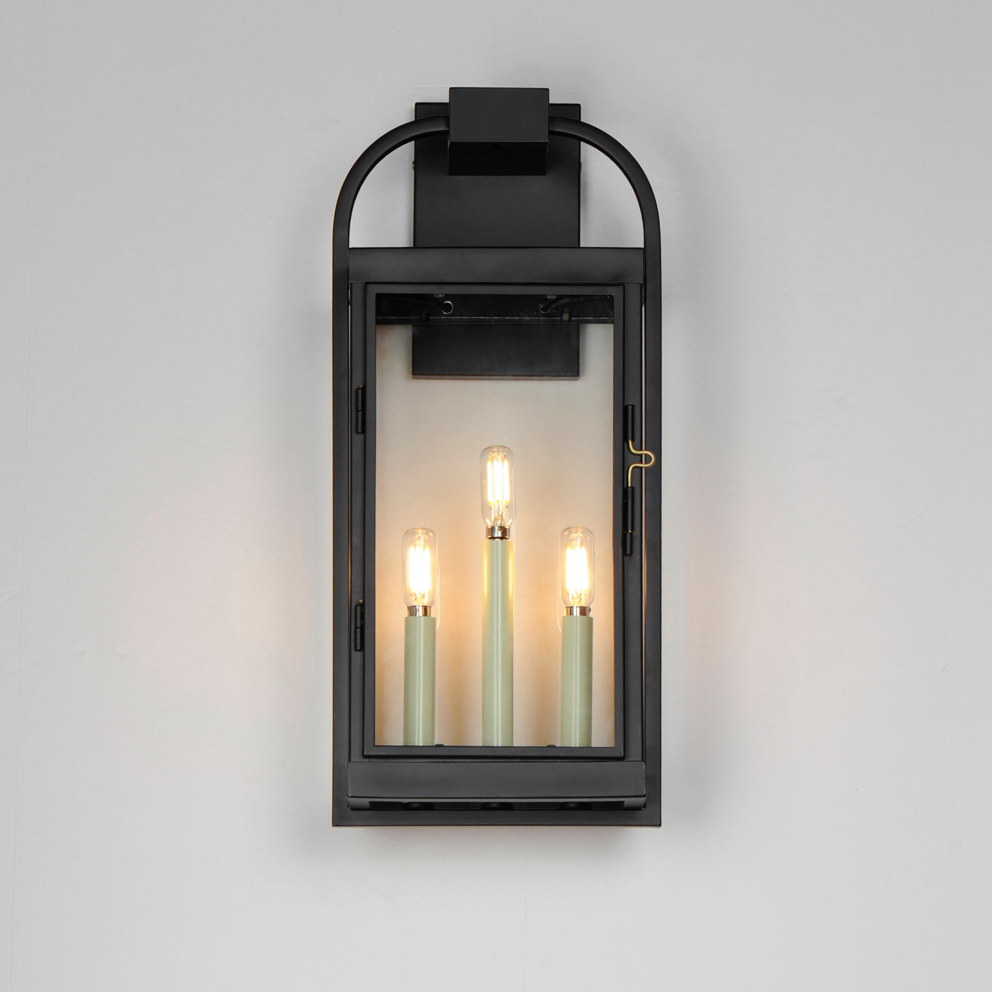 Bonham Large Outdoor Wall Sconce Black by Maxim Lighting