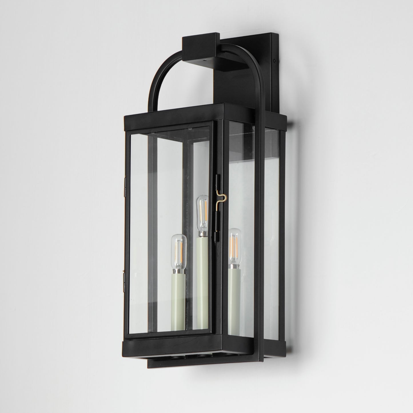 Bonham Large Outdoor Wall Sconce Black by Maxim Lighting