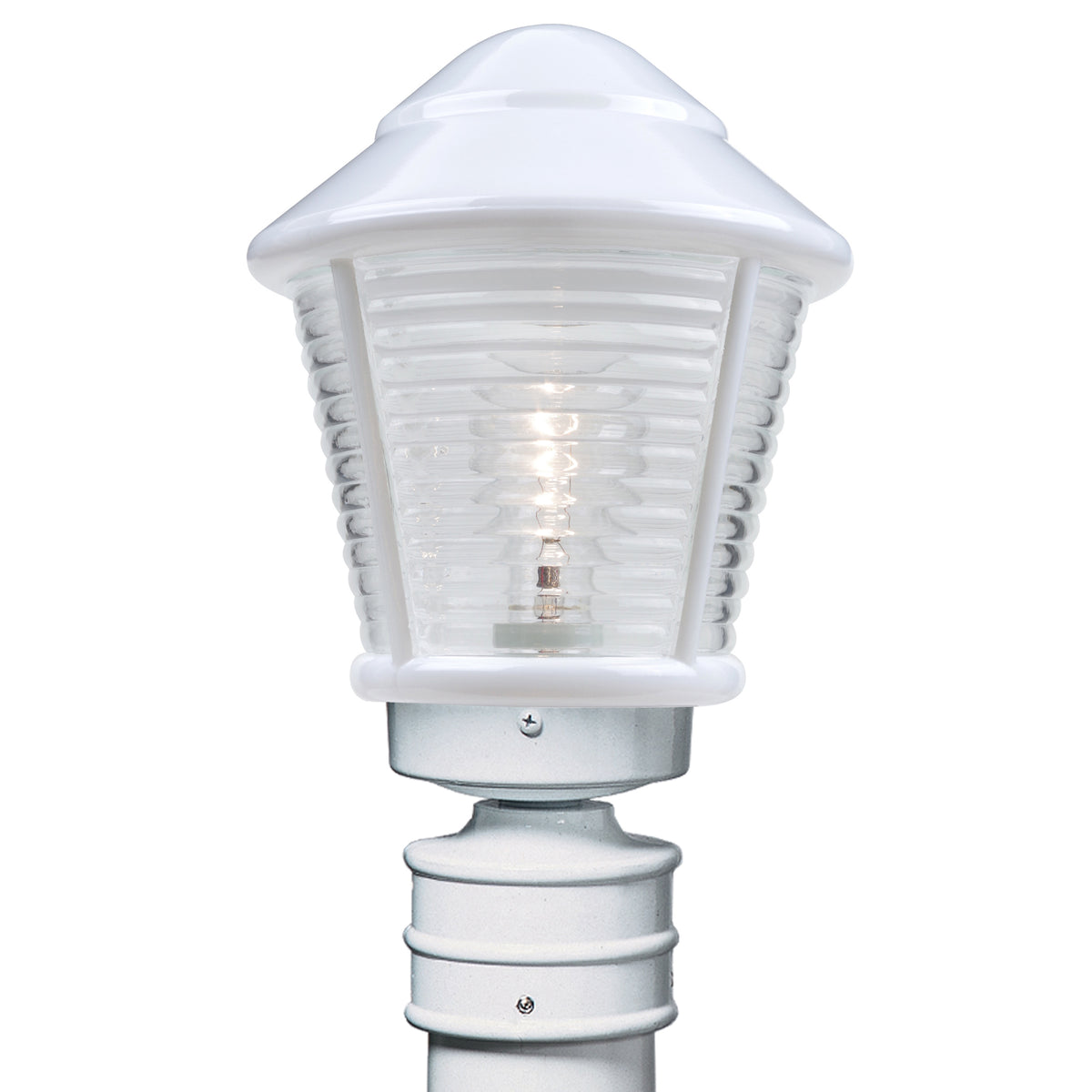 Besa Costaluz 3100 post lantern option – White