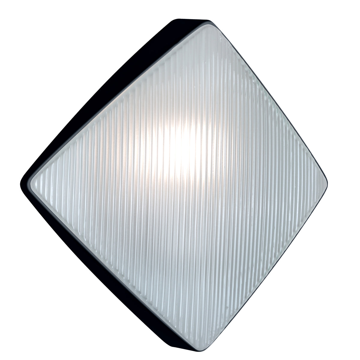 Besa Costaluz 3110 wall sconce option – Black / Frosted inside