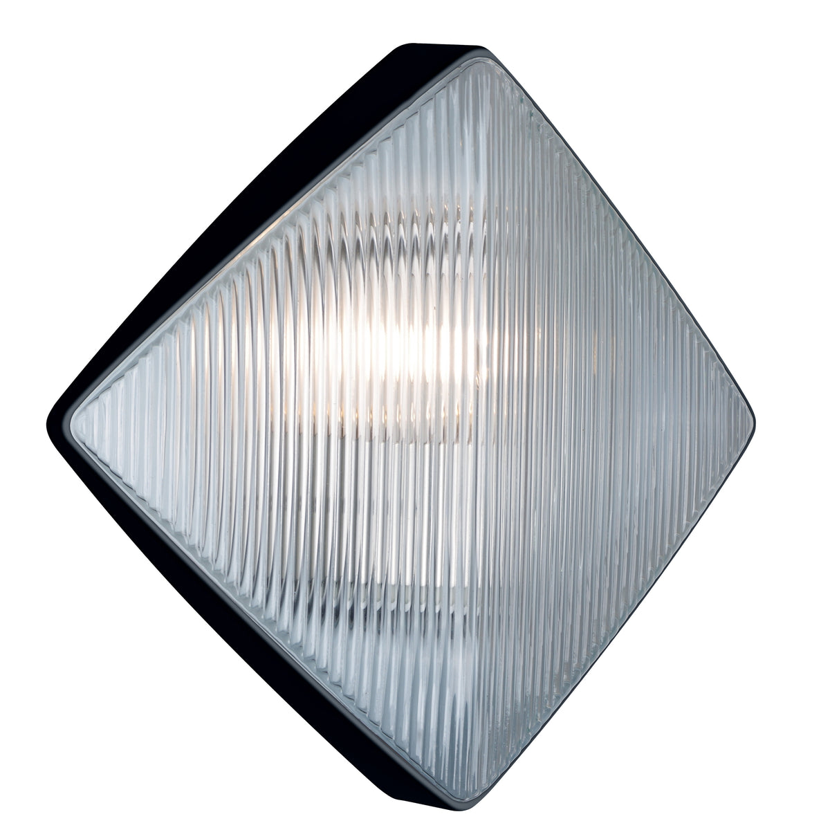 Besa Costaluz 3110 wall sconce option – Black / Clear inside