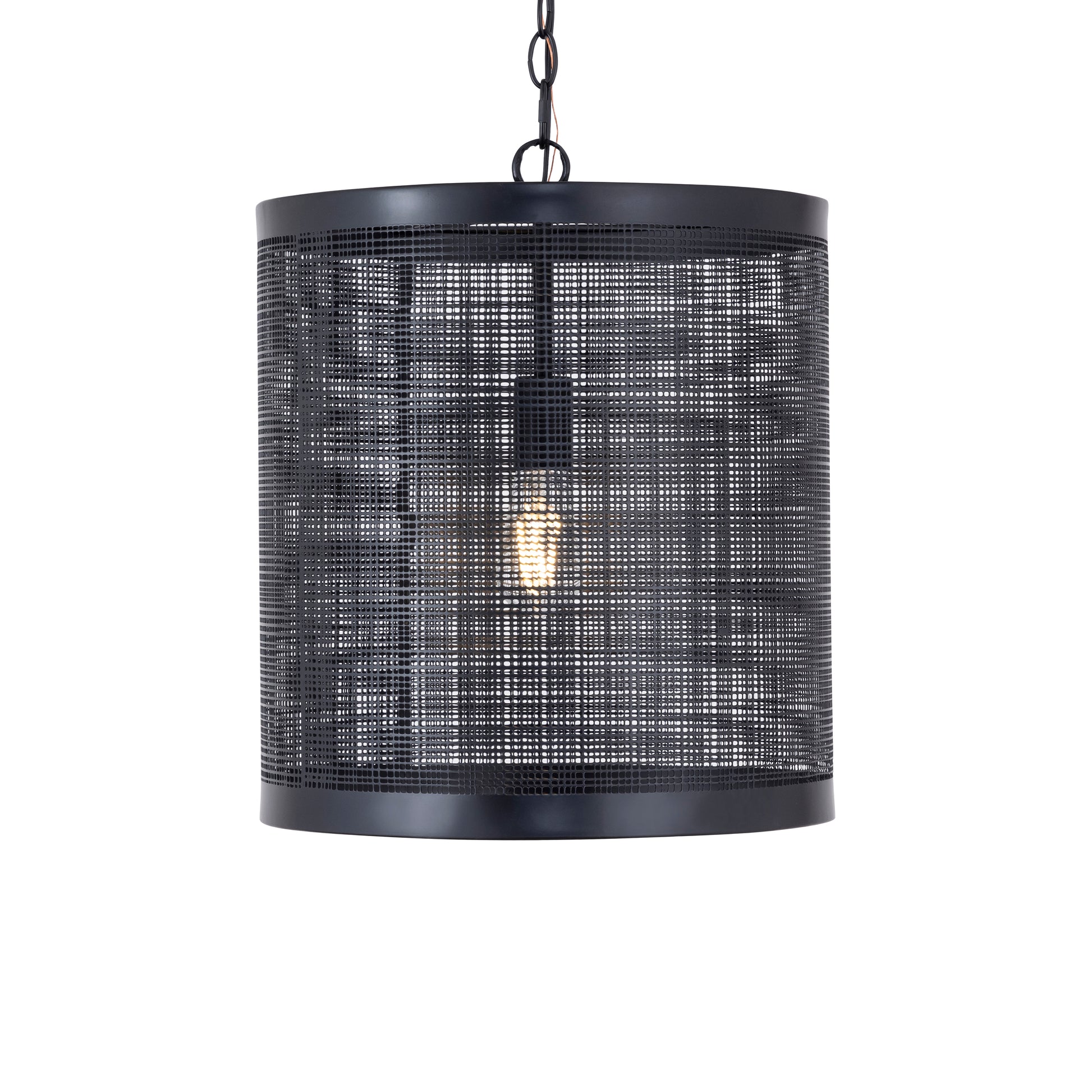 Hatcher 15" Pendant Black by Maxim Lighting