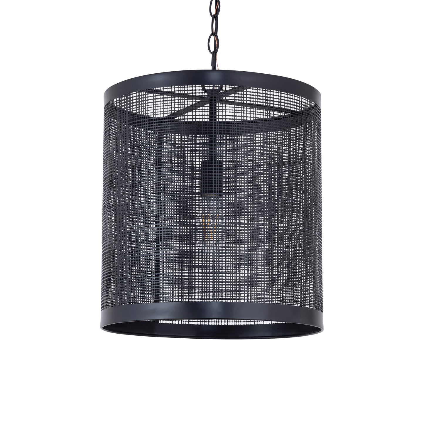 Hatcher 15" Pendant Black by Maxim Lighting