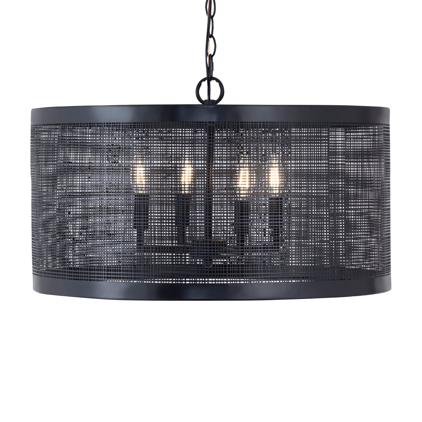 Hatcher 24" 4-Light Pendant Black by Maxim Lighting