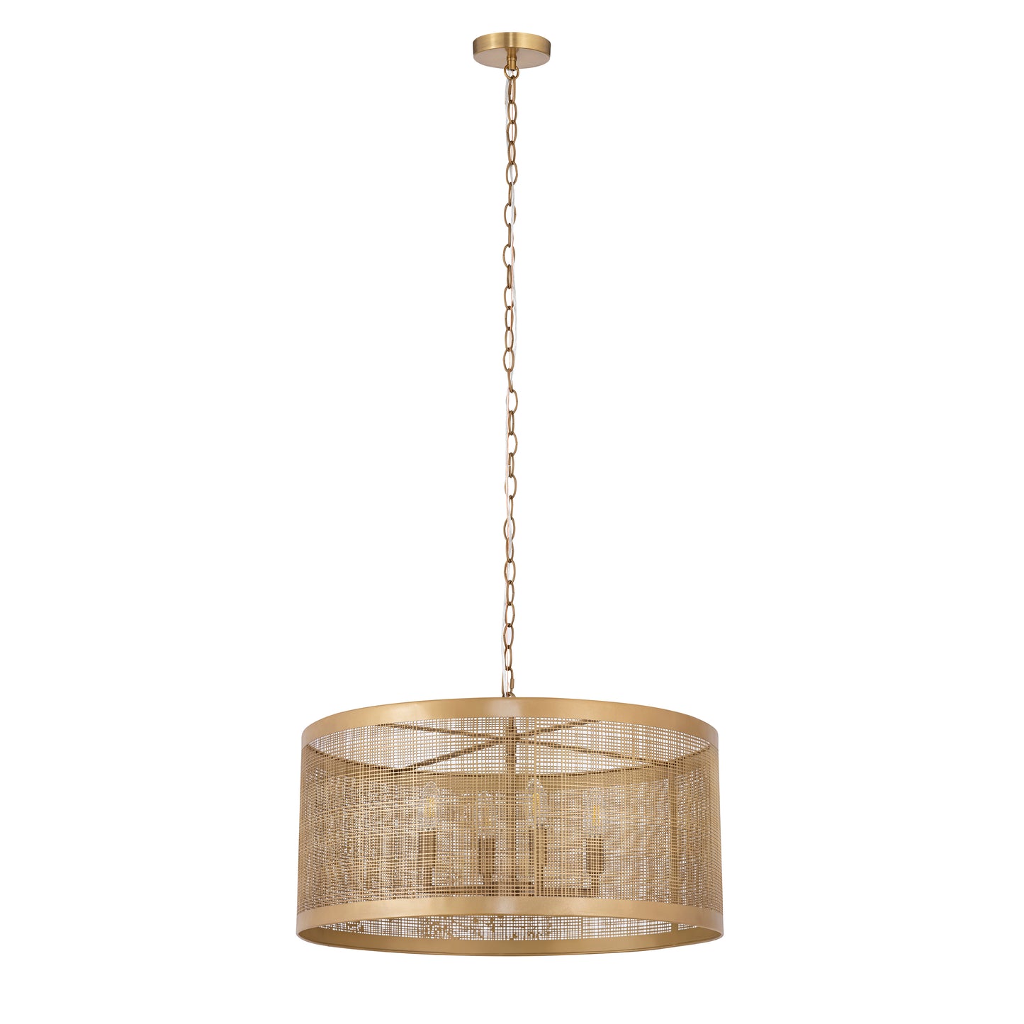 Hatcher 24" 4-Light Pendant Gold by Maxim Lighting