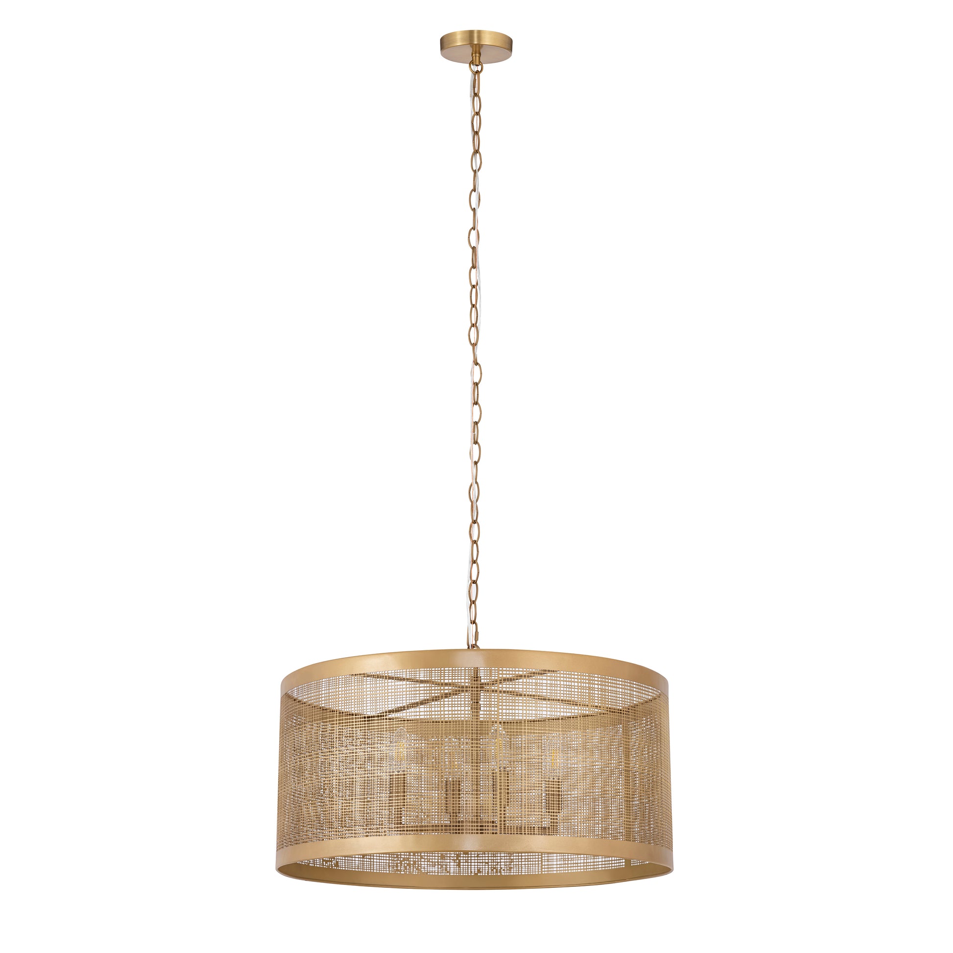Hatcher 24" 4-Light Pendant Gold by Maxim Lighting