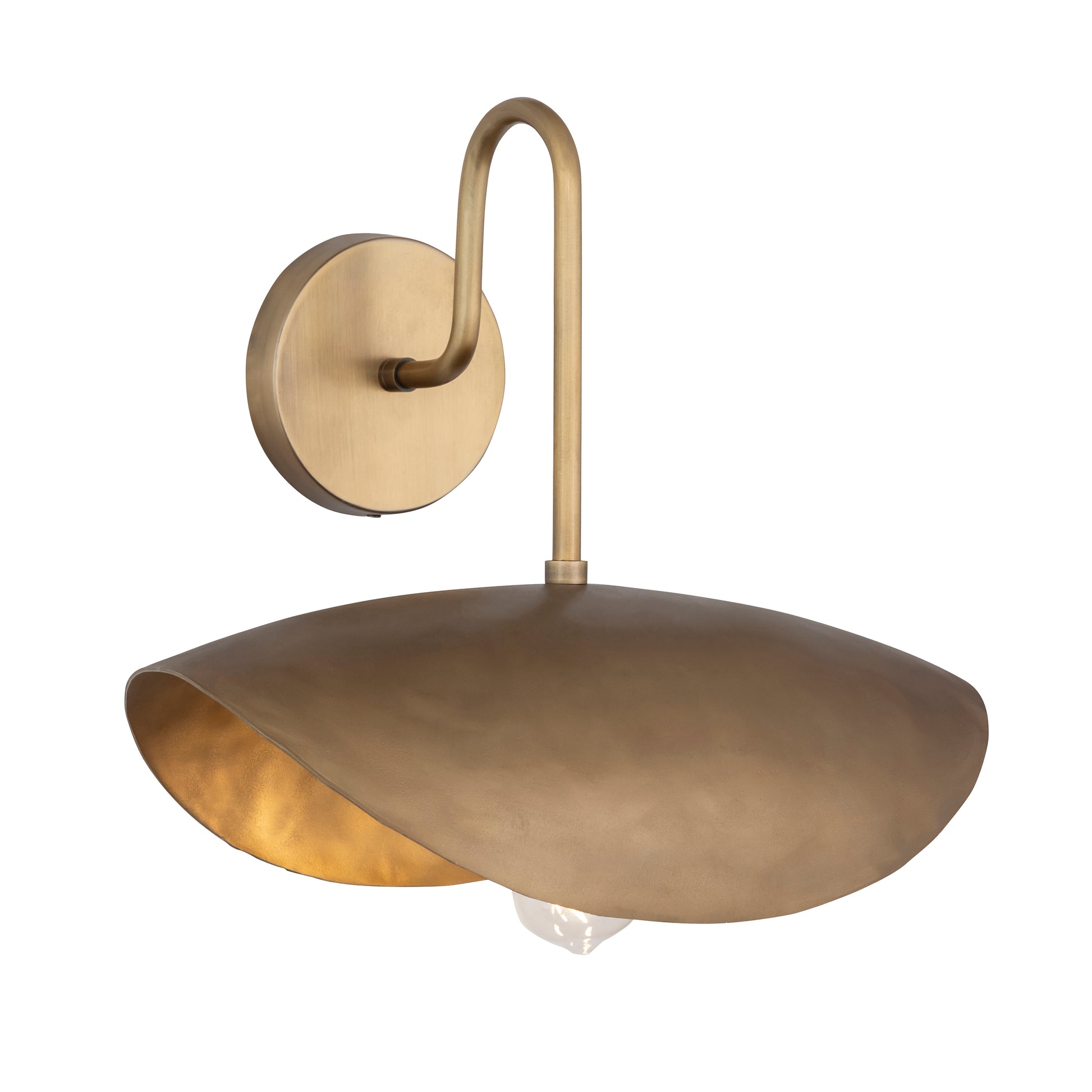 Denarii Wall Sconce Natural Gold by Maxim Lighting