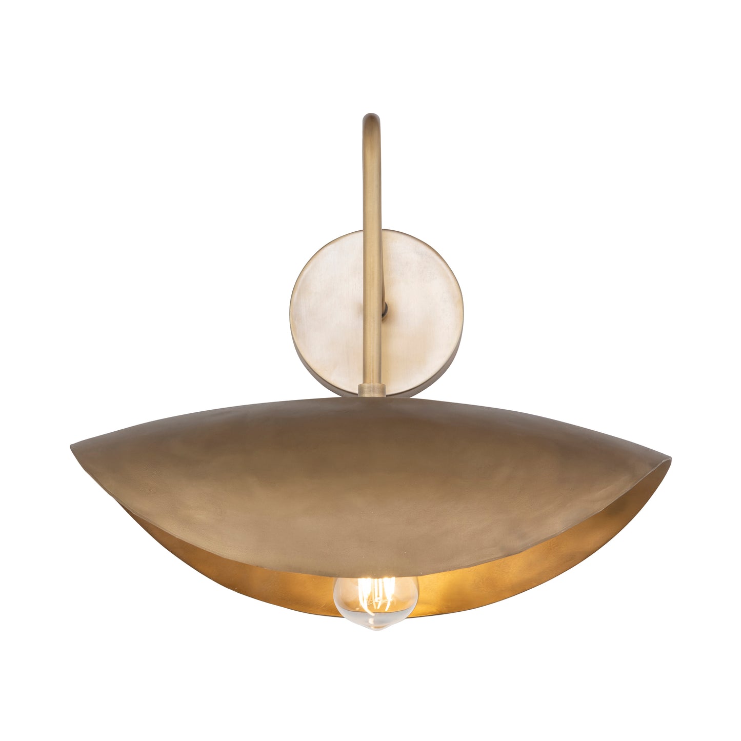 Denarii Wall Sconce Natural Gold by Maxim Lighting