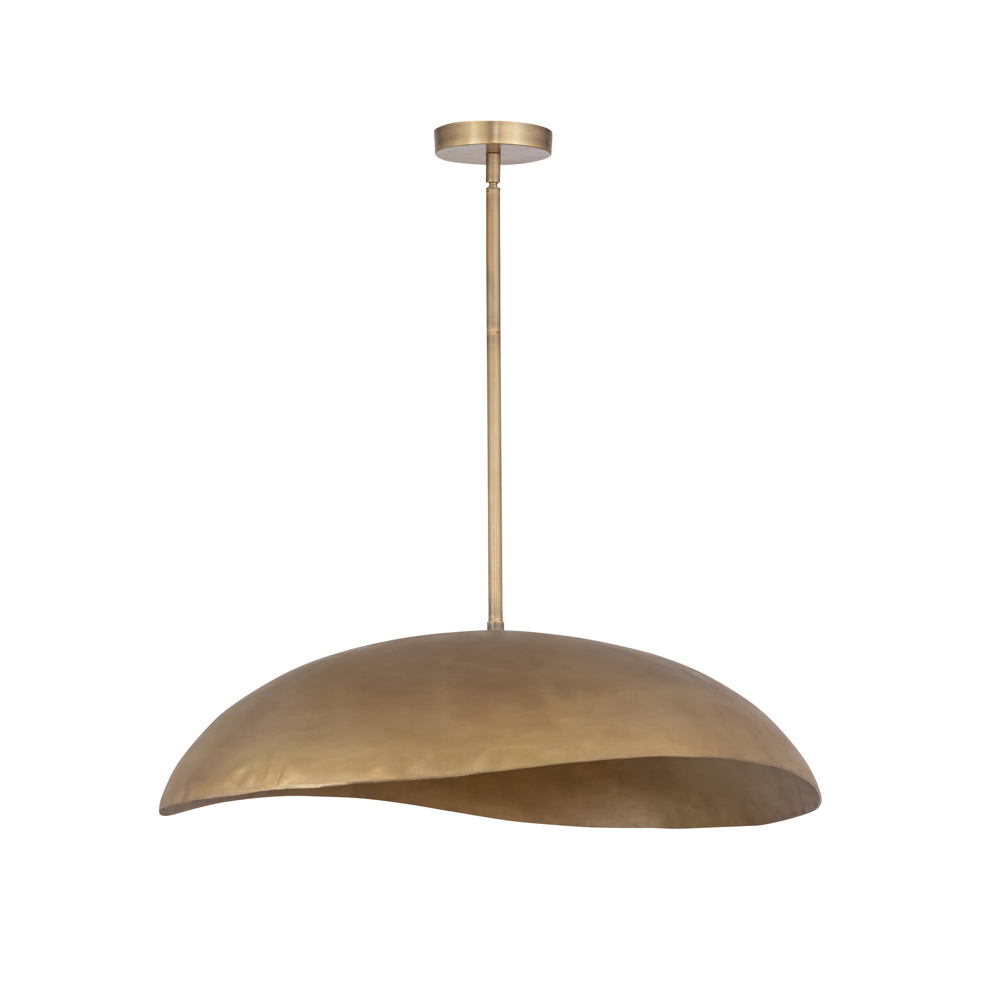 Denarii 24" Iron Pendant Natural Gold by Maxim Lighting