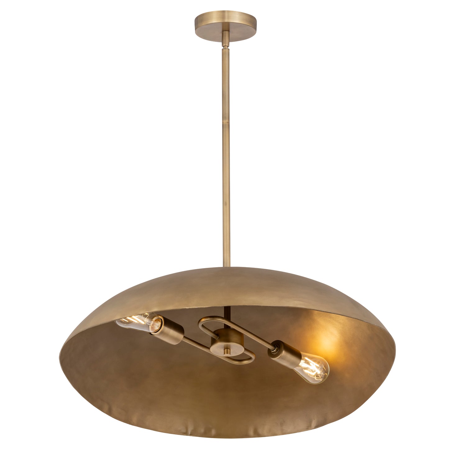 Denarii 24" Iron Pendant Natural Gold by Maxim Lighting