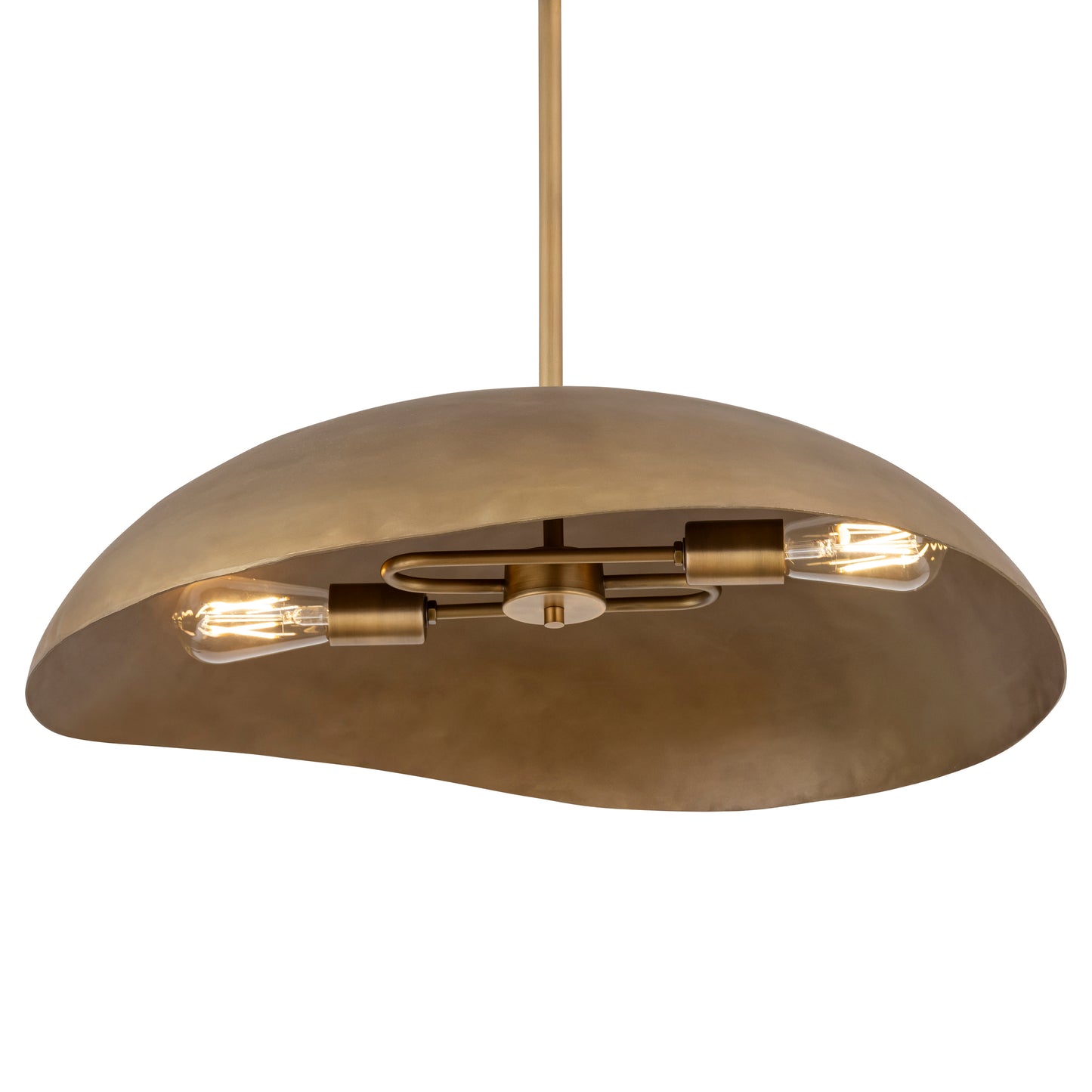 Denarii 24" Iron Pendant Natural Gold by Maxim Lighting