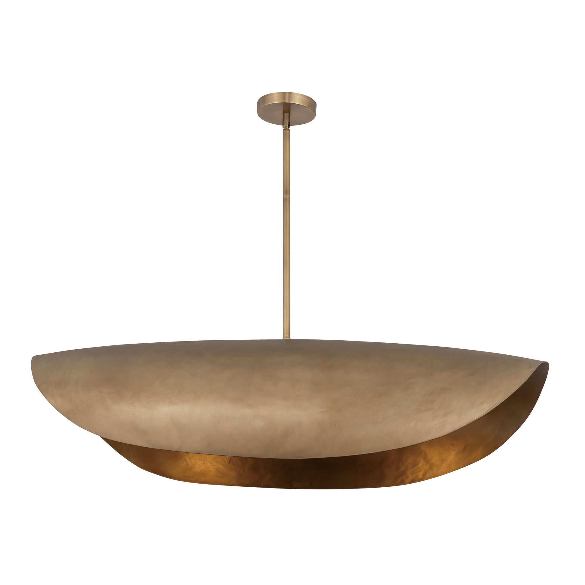 Denarii 42"x12" Iron Linear Natural Gold by Maxim Lighting