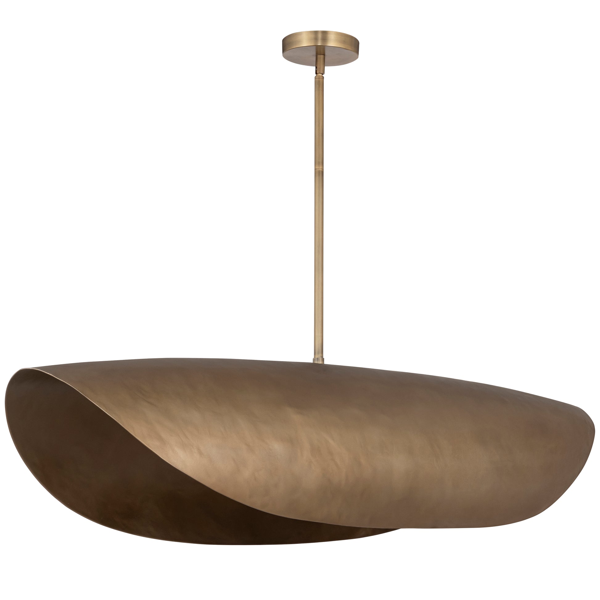 Denarii 42"x12" Iron Linear Natural Gold by Maxim Lighting