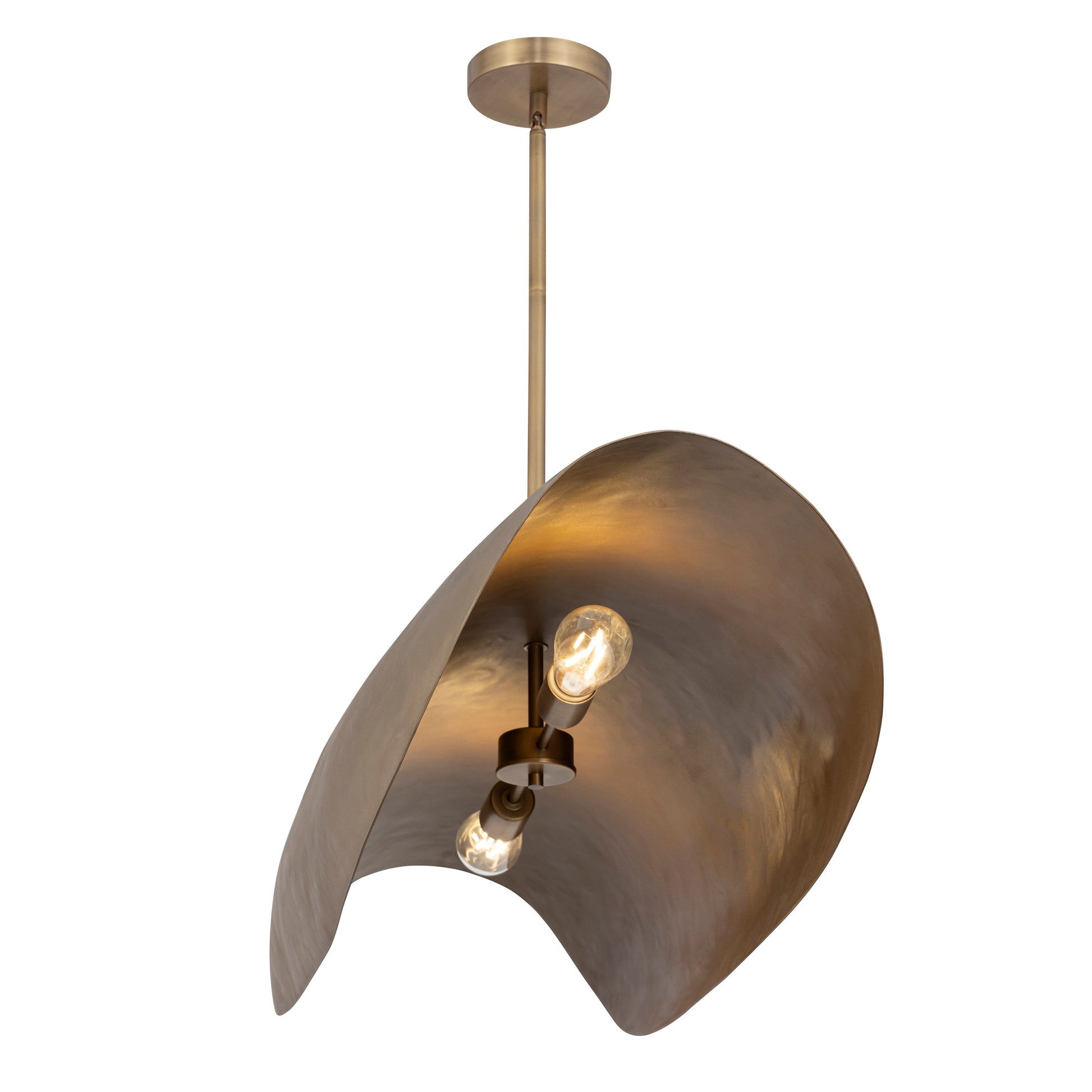 Denarii 42"x12" Iron Linear Natural Gold by Maxim Lighting