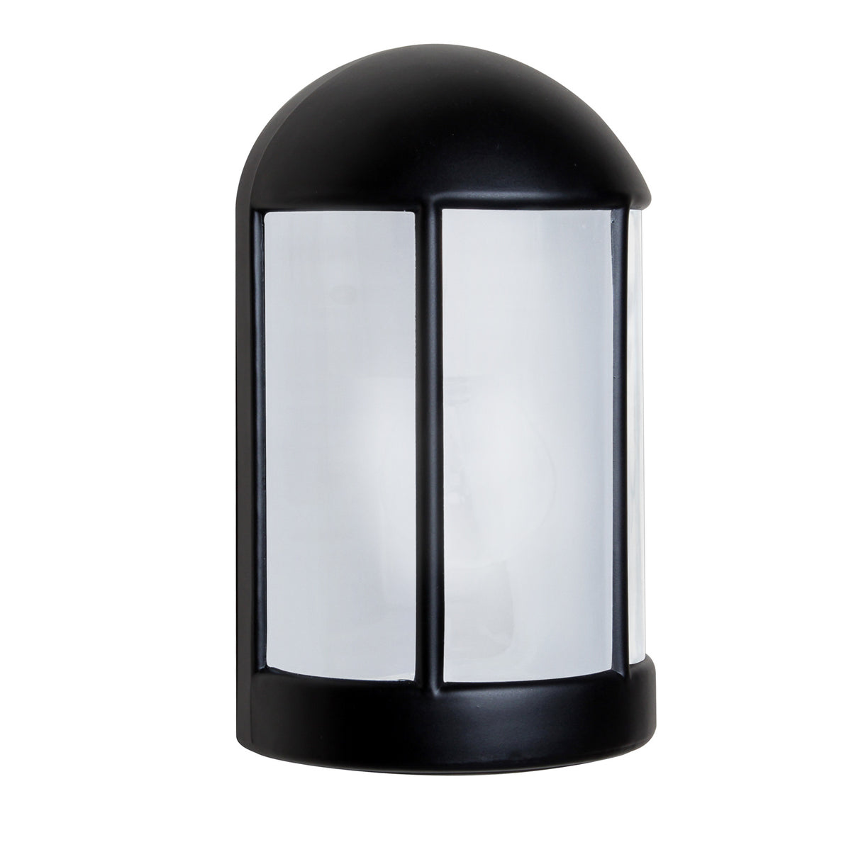 Besa Costaluz 3152 wall sconce option – Black / Frosted inside