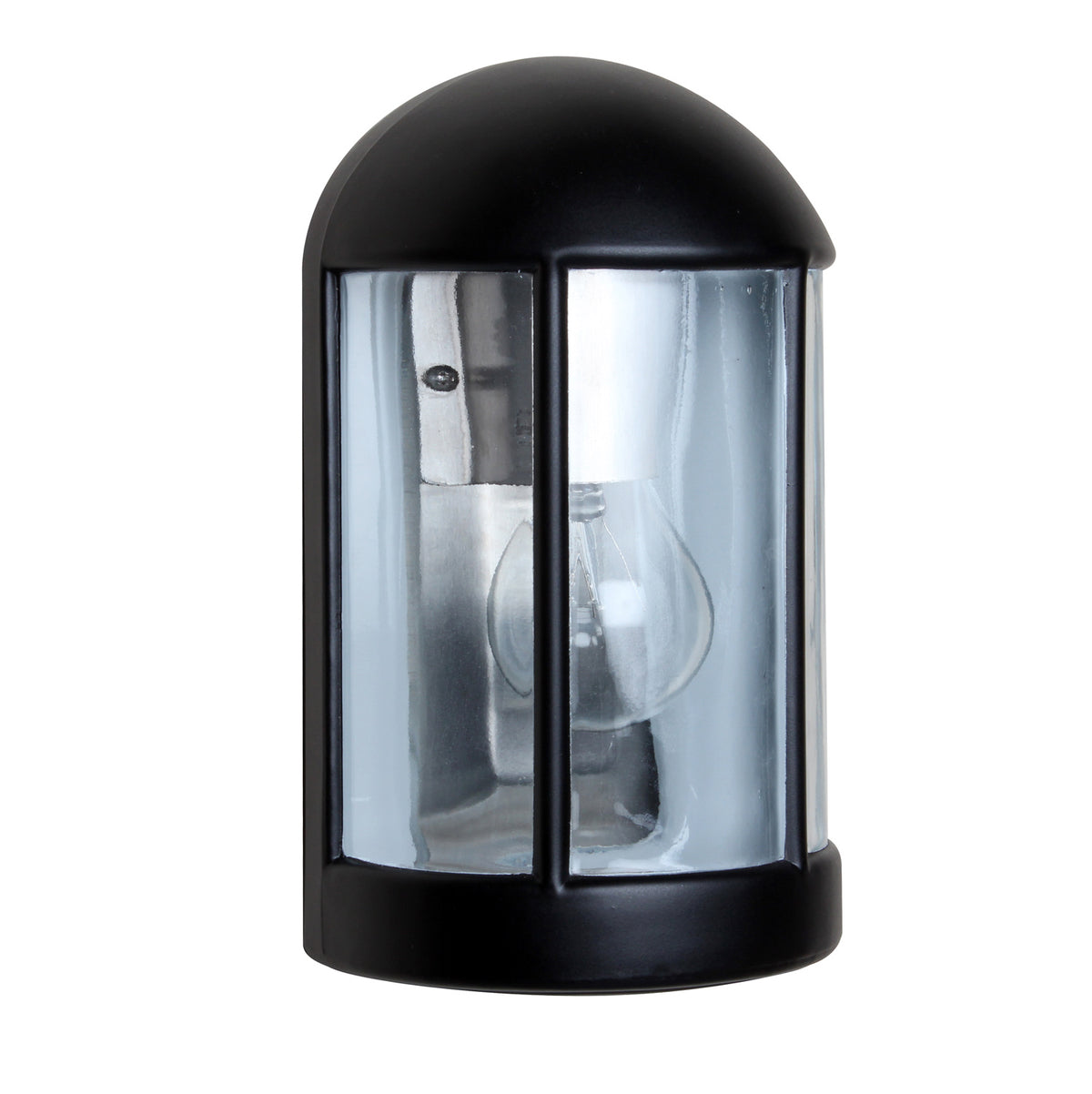 Besa Costaluz 3152 wall sconce option – Black / Clear inside