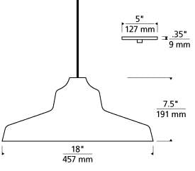 Visual Comfort Zevo 18 Pendant Light 