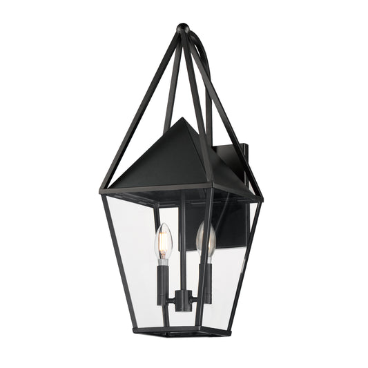 Bavaria Large 2-Light Outdoor Wall Sconce Black by Maxim Lighting