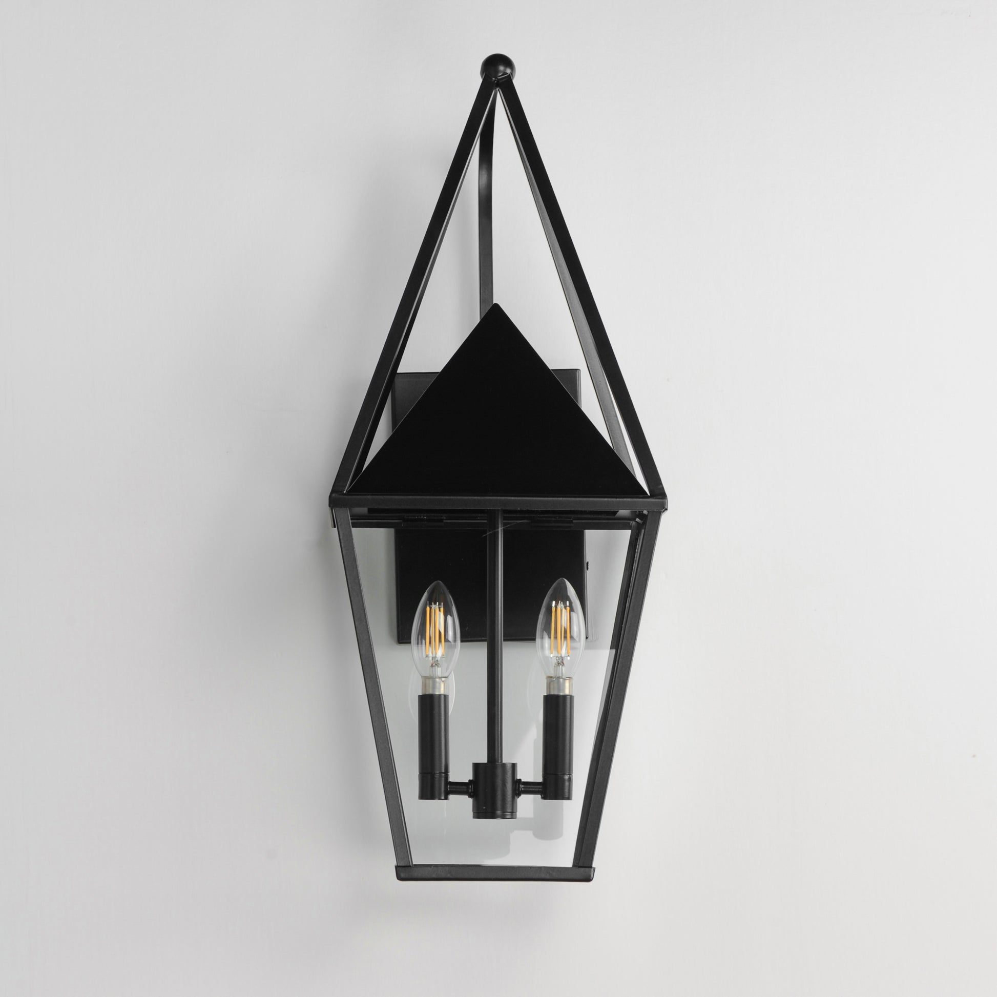 Bavaria Large 2-Light Outdoor Wall Sconce Black by Maxim Lighting