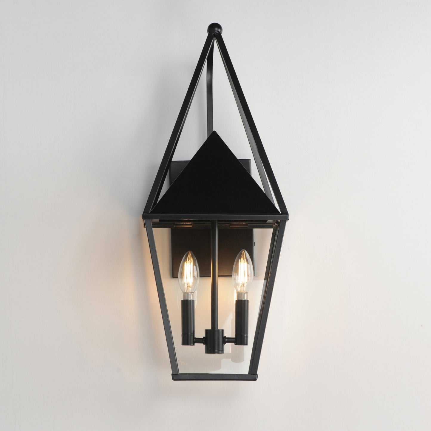 Bavaria Large 2-Light Outdoor Wall Sconce Black by Maxim Lighting