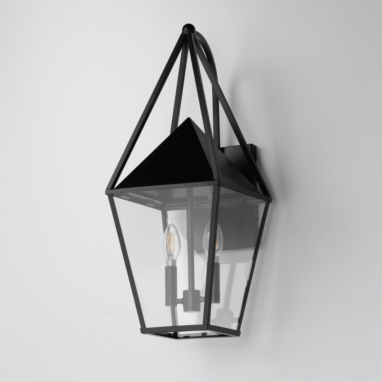 Bavaria Large 2-Light Outdoor Wall Sconce Black by Maxim Lighting