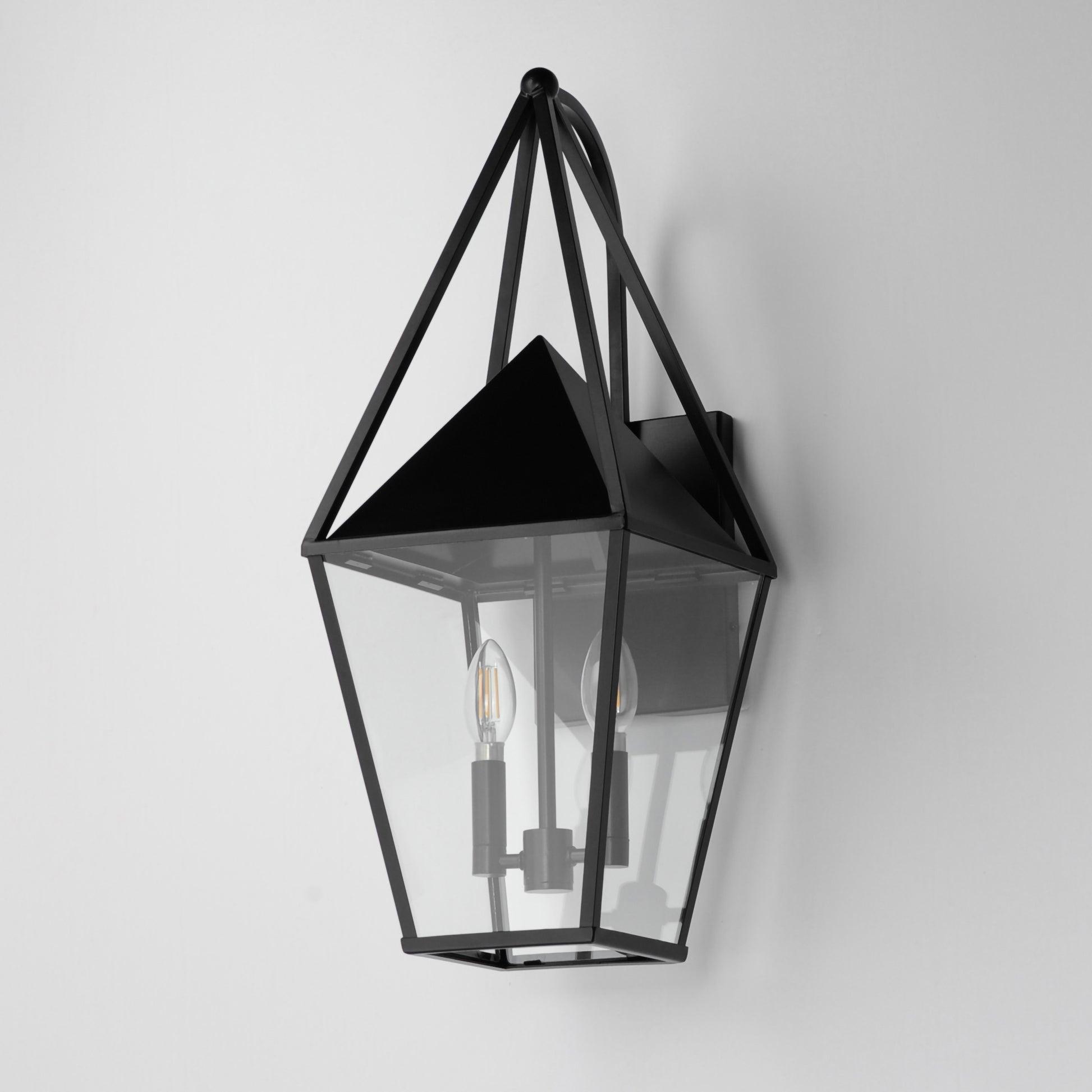 Bavaria Large 2-Light Outdoor Wall Sconce Black by Maxim Lighting