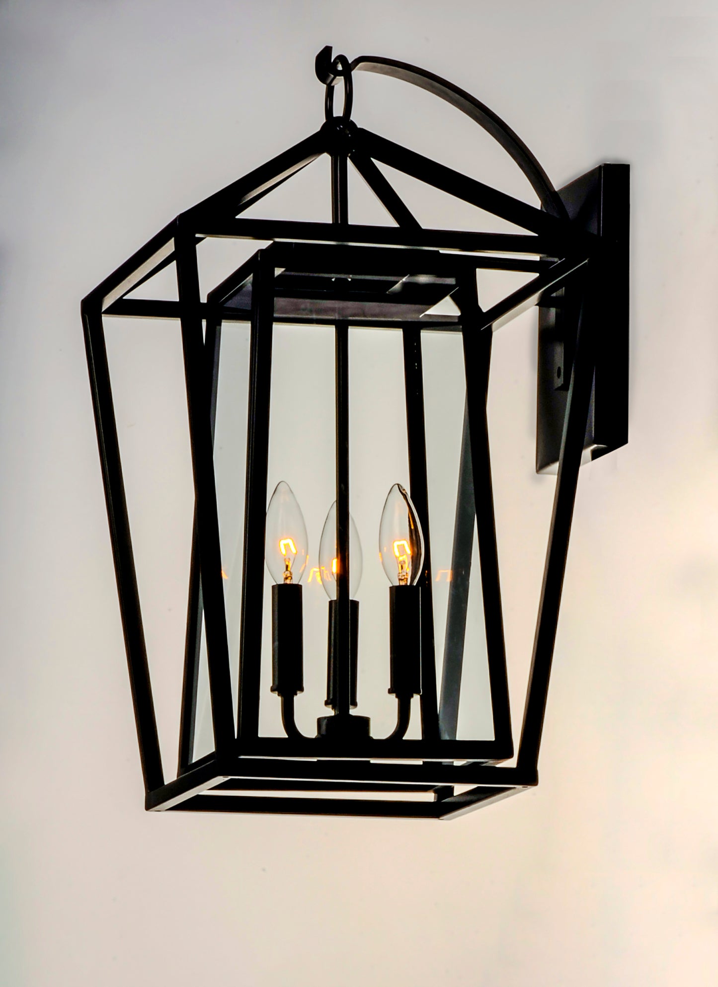 Artisan 3-Light Outdoor Wall Sconce Black by Maxim Lighting