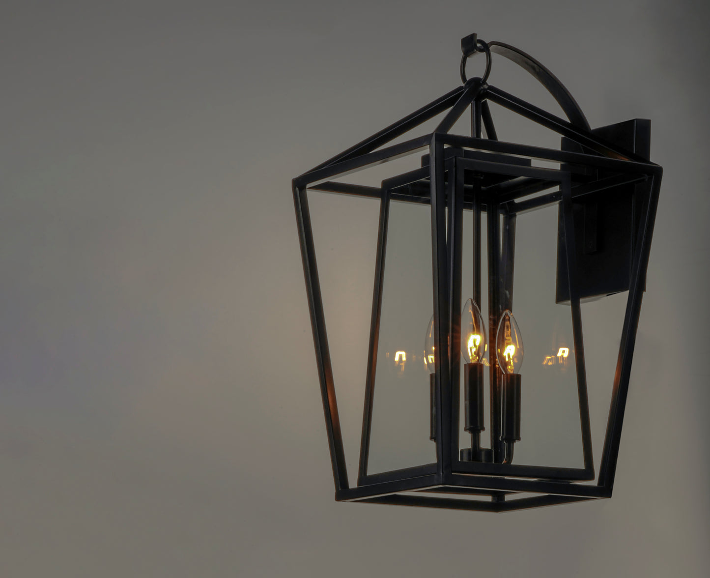 Artisan 3-Light Outdoor Wall Sconce Black by Maxim Lighting