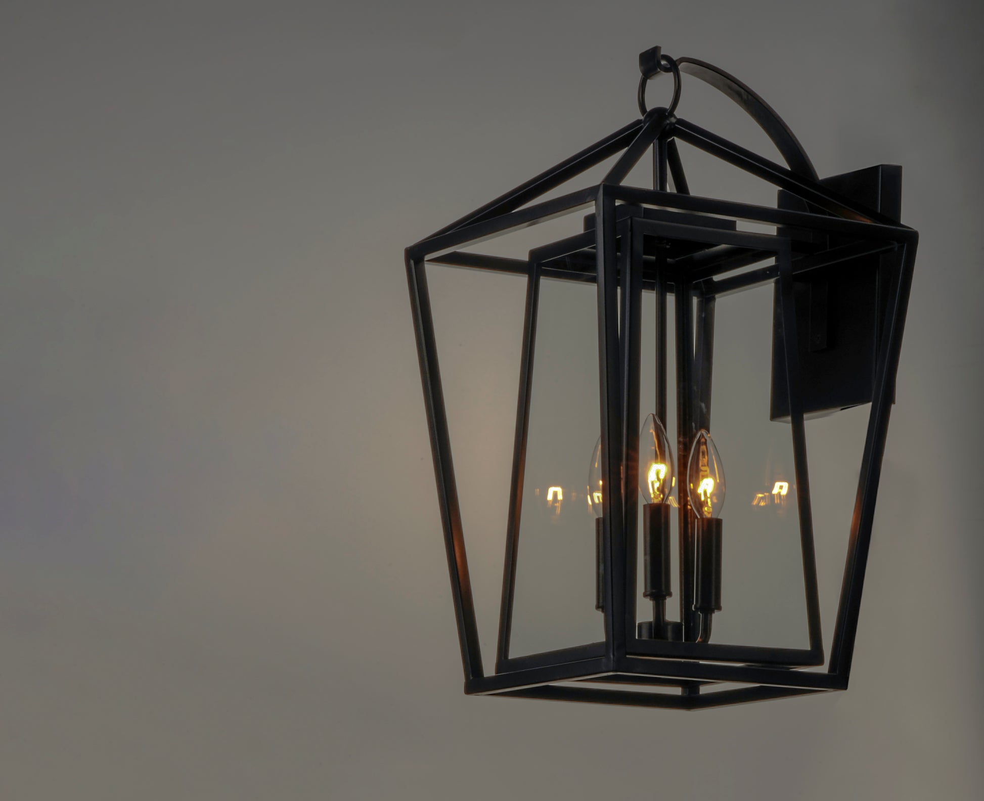 Artisan 3-Light Outdoor Wall Sconce Black by Maxim Lighting