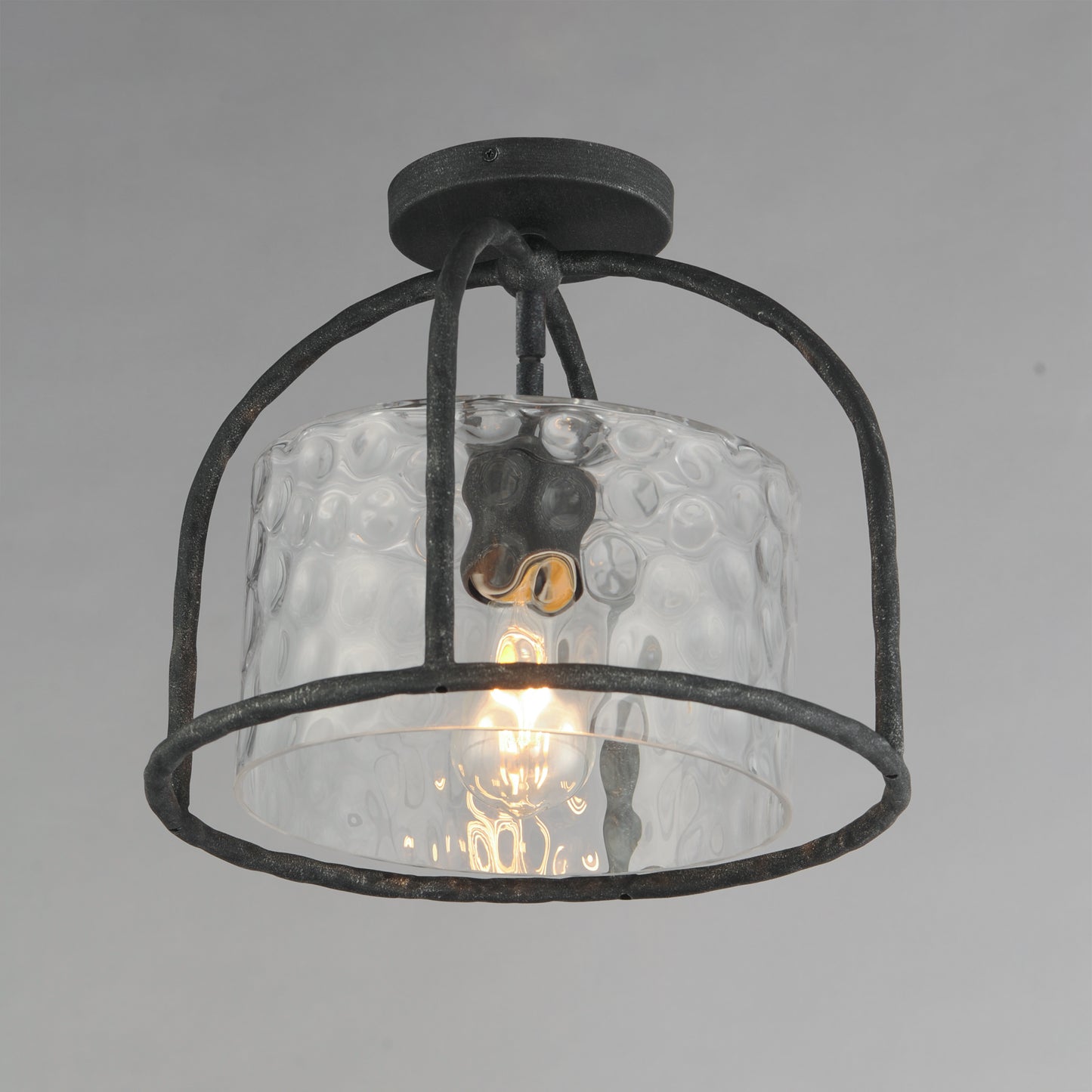 Del Mar Semi Flush Pendant Blacksmith by Maxim Lighting