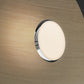 Pablo Designs Sky Dome Wood Flushmount 18" - Matte Black + Oak