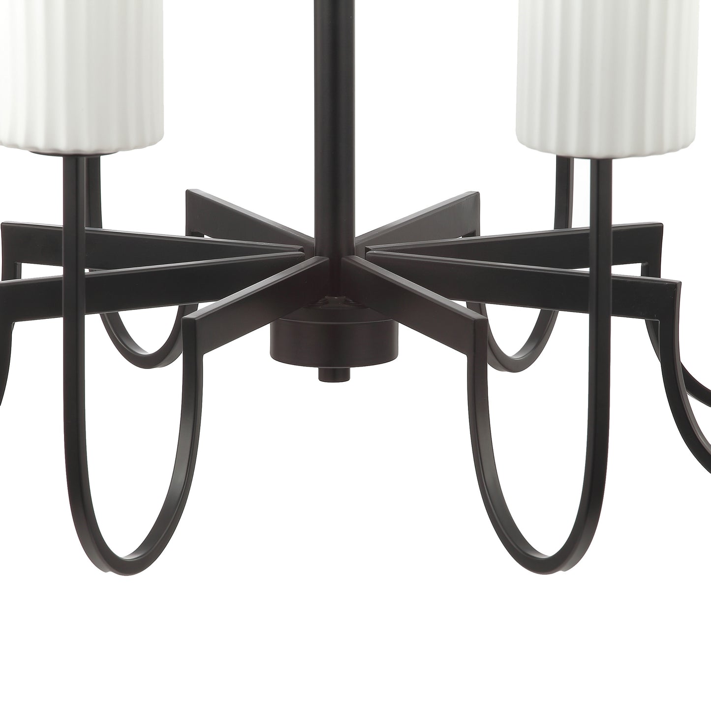Town & Country 8-Light Chandelier Black by Maxim Lighting