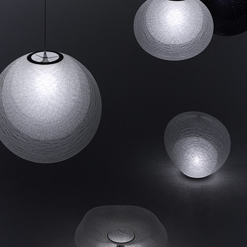 Yamagiwa Mayuhana Yugami Floor Lamp by Toyo Ito – detail and setting 6