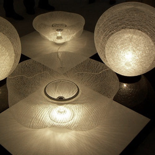 Yamagiwa Mayuhana Yugami Floor Lamp by Toyo Ito – detail and setting 7