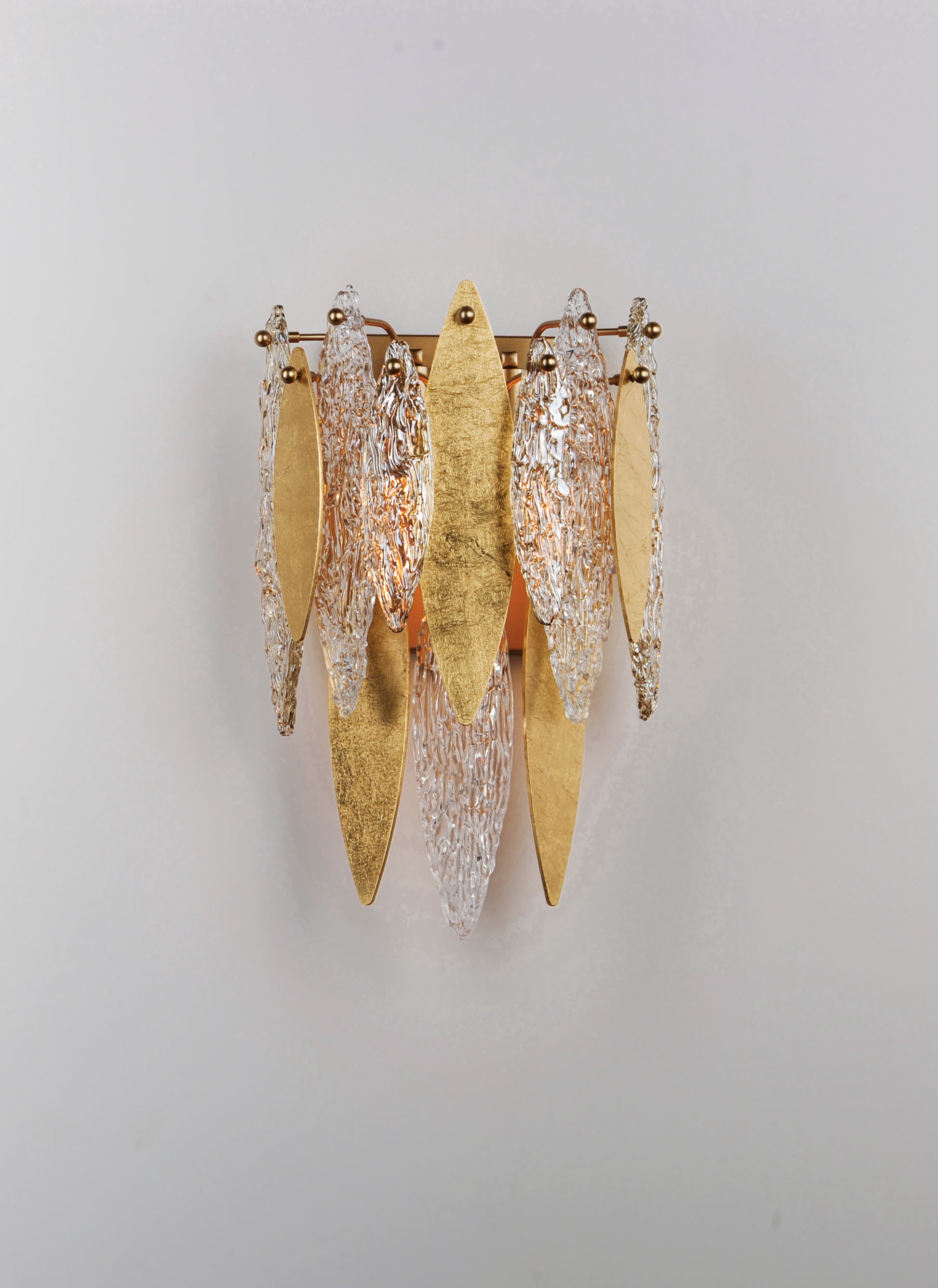 Majestic 3-Light Wall Sconce Gold Leaf by Maxim Lighting